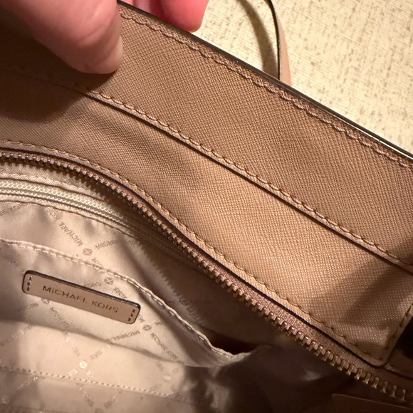 Michael Kors Beige Satchel Bag - Picture 6 of 11